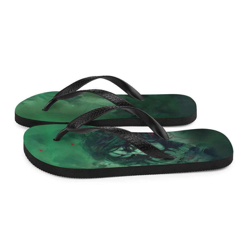 Grüner Kuss - Flip-Flops