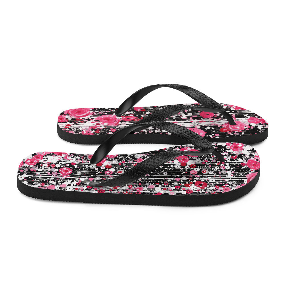 Rose Pop Art - Flip-Flops