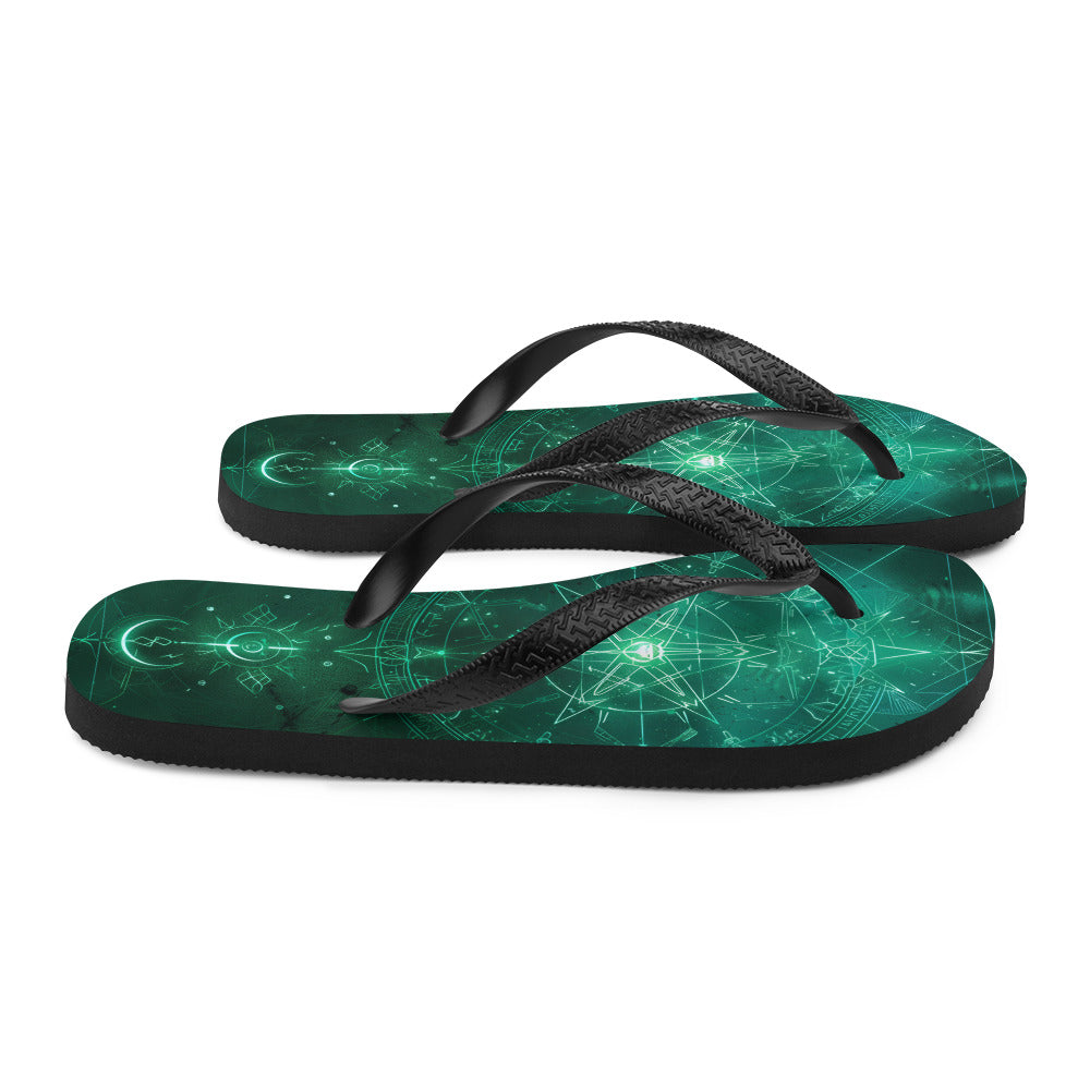 Green Spellcraft - Flip-Flops