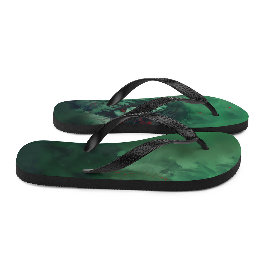 Grüner Kuss - Flip-Flops