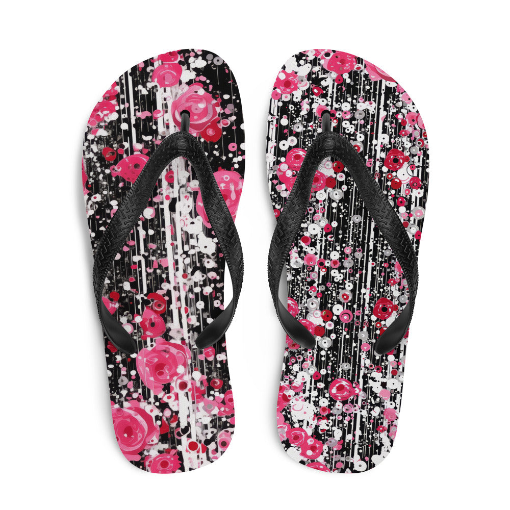 Rose Pop Art - Flip-Flops