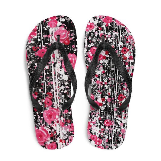 Rose Pop Art - Flip-Flops