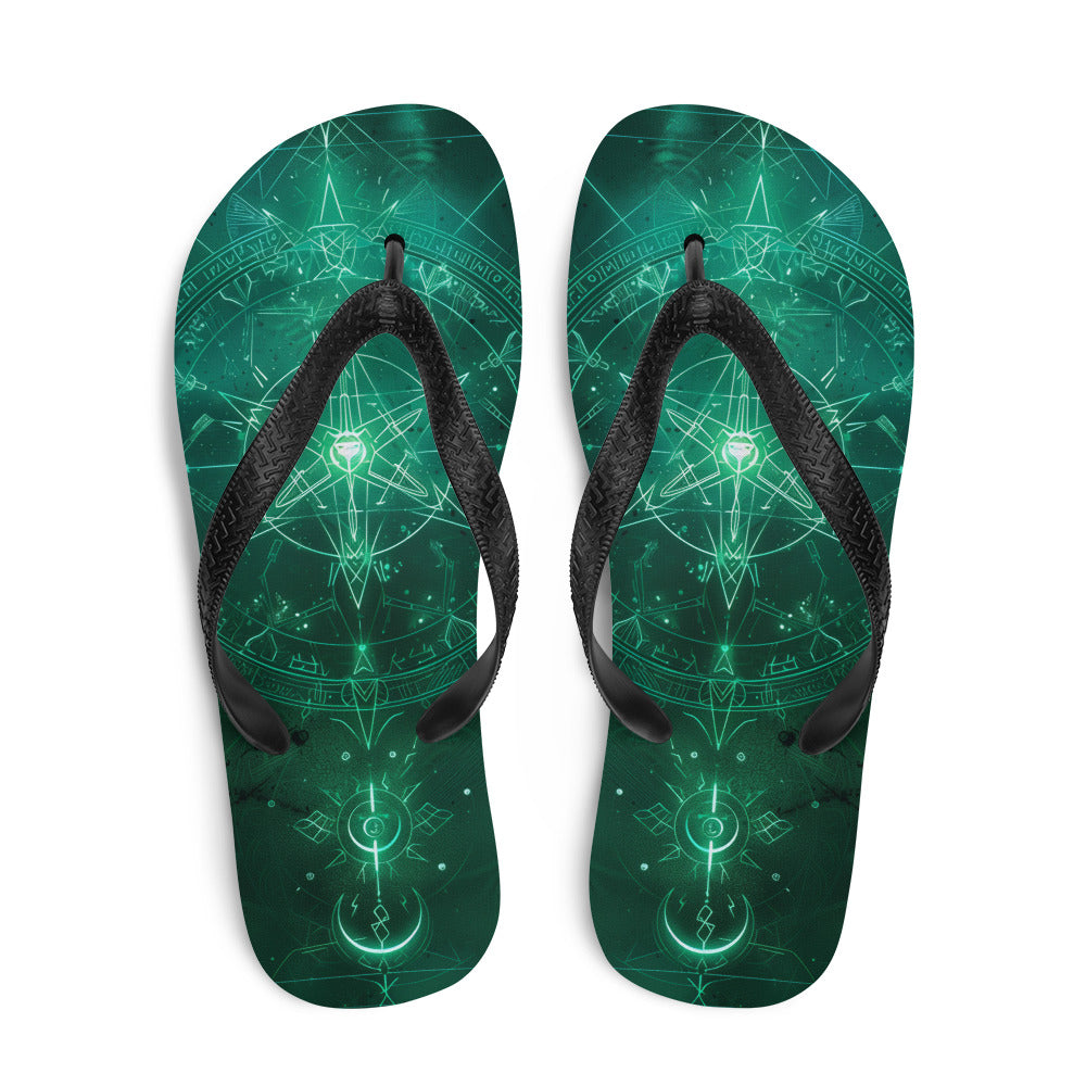 Green Spellcraft - Flip-Flops