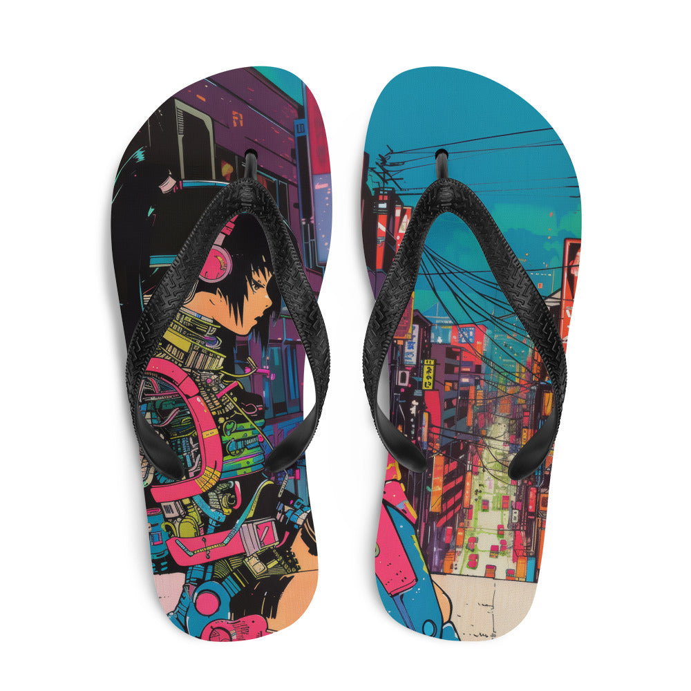 Garota Cyber do Dia - Flip-Flops