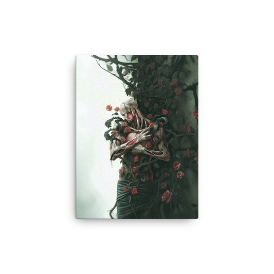 Decay Amongst Roses -Thin canvas