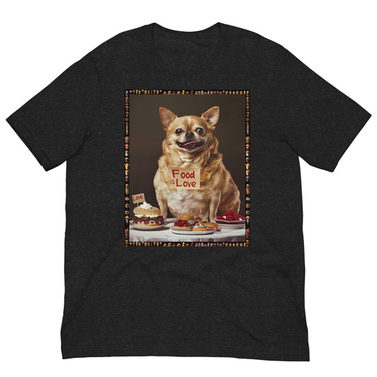 Mochi Loves Food 2 - Unisex t-shirt